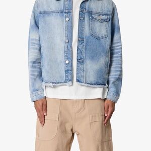 mnml Sun Washed Denim Jacket - Light Blue Size SLight Blue / S